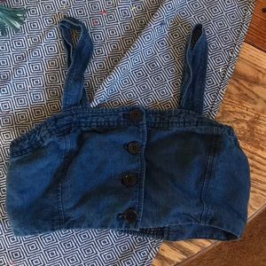 Anthropologie Wilfred size small jean bandeau top